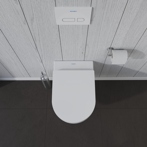 Duravit Me by starck Starck Mewandcloset - diepspoel - 37x57cm - met verdekte bevestiging - wit 0293432
