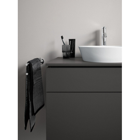 Duravit Cape cod Opzetwastafel - 43x43cm - zonder kraangat - zonder overloop m.wit - mat wit SW297014