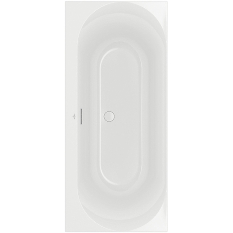 Villeroy & Boch Loop & Friends Loop duobad - 180x80cm rechthoek/binnenbad ovaal acryl - glans wit SW693634
