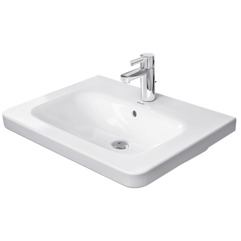 Duravit Durastyle Meubelwastafel - met overloop - met 1 kraangat - 65x48cm - wit SW54141