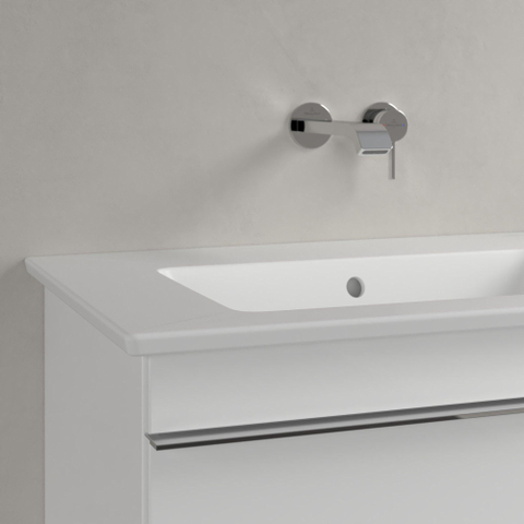 Villeroy & Boch Venticello lavabo - 130x50x17cm - sans trou de robinet - stone white mat SW209621
