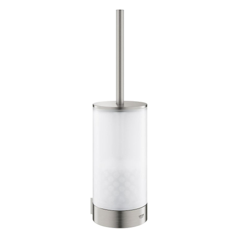 Grohe Selection Toiletborstelhouder - wandmontage - rond - open - Supersteel (RVS) SW444235