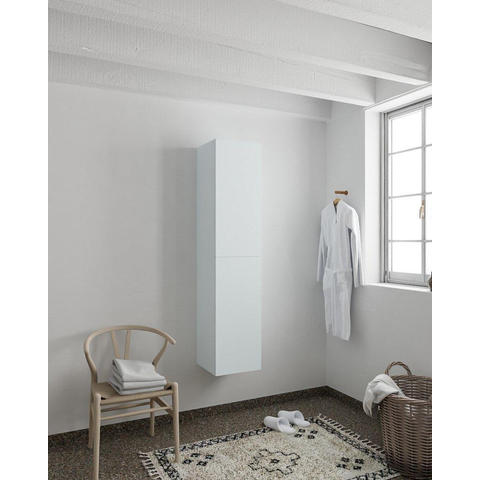 MONDIAZ BEAM Armoire colonne - 160cm - 2 portes - Clay SW410546