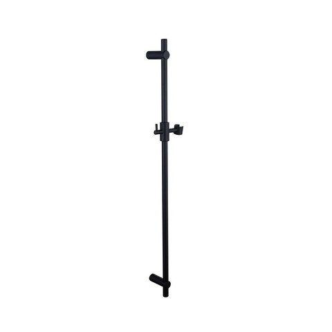 FugaFlow Eccelente Acces Ensemble de douche de tête encastré - thermostatique - bras mural - barre coulissante - douche de tête 30cm - douchette à main sur tige - flexible de douche métallique - noir mat SW1450955