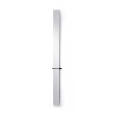 Vasco Beams Mono radiateur design aluminium vertical 1800x150mm 671W - raccordement 0066 blanc structuré (S600) SW237021