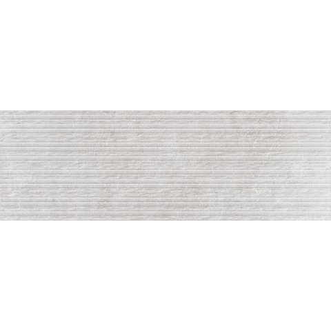 Terravito Calvero wandtegel - 30x90cm - 7.0mm - Rechthoek - gerectificeerd - Betonlook - mat grijs - Pearl SW1077687