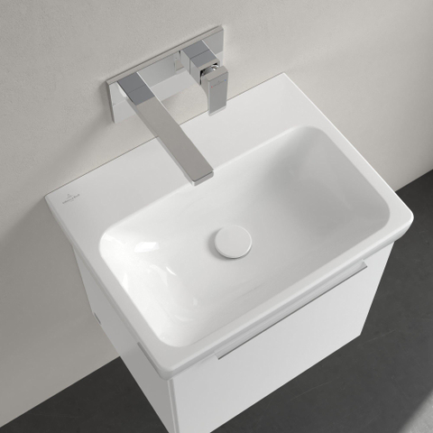 Villeroy & Boch Architectura wastafel - 42x55cm - zonder kraangat - zonder overloop - White Alpine (glans wit) SW1162863