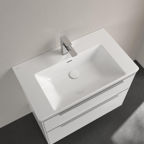Villeroy & Boch Subway 3.0 meubelwastafel 80x47cm 1 kraangat m/overloop wit SHOWROOMMODEL SHOW26596