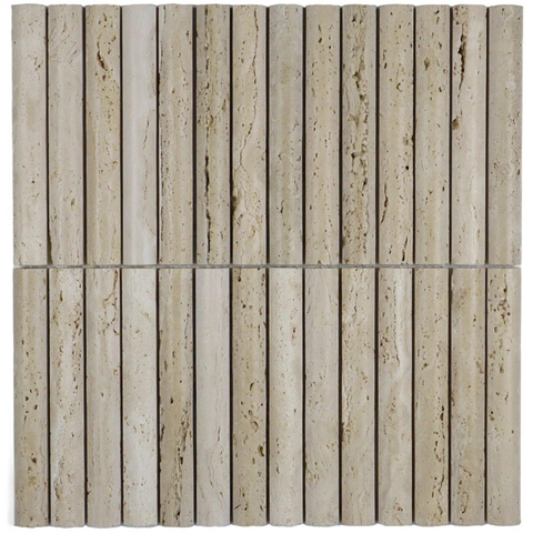 The Mosaic Factory Natural Stone mozaïektegel - 30x30cm - 13mm - vierkant - mat beige SW1576309