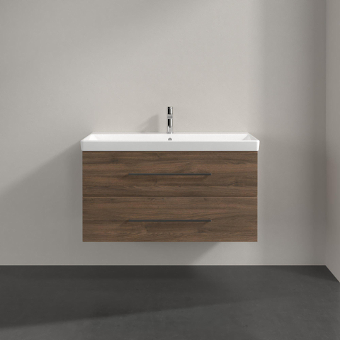 Villeroy & Boch Avento Meuble sous-lavabo - 2 tiroirs à extraction - 976 x 514 x 484 mm - Arizona Oak SW919829