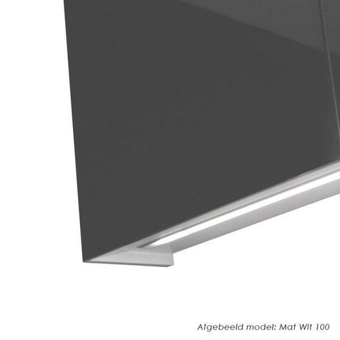 Saniclass Dual Spiegelkast - 140x70x15cm - verlichting - geintegreerd - 3 links- rechtsdraaiende spiegeldeur - MFC - Birch SW499516