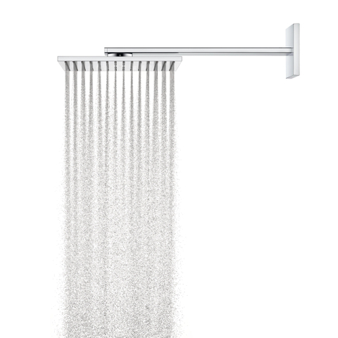 Hansgrohe AXOR ShowerSolutions pomme de tête 300/300 1jet avec bras de douche 45cm 30x30cm chrome SW241745
