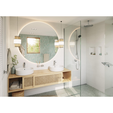 Hansgrohe Croma 280 Air - 1jet - hoofddouche - hoogglans zwart chroom SW528766