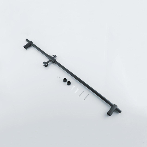 FugaFlow Eccelente Sobrado Barre de coulisse - 90cm - coulisseau - Mat Noir SW1468245