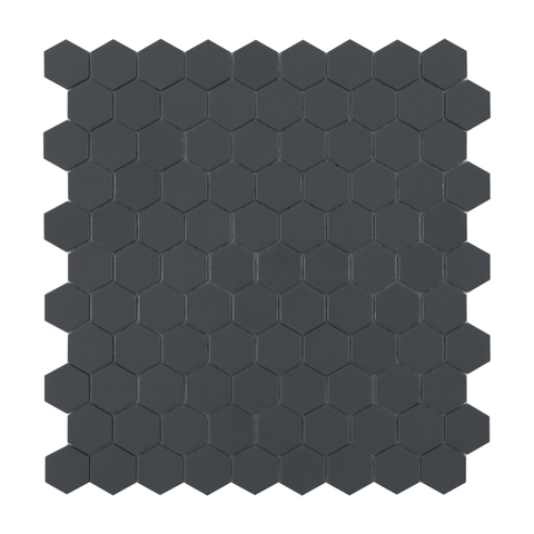 ÉCHANTILLON Terravito Fiesole carreau mural - 3.5x3.5cm - Carré - 5mm - Mosaïque - gris foncé SW735623