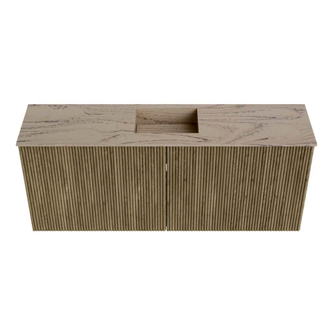 Mondiaz JOYA-DLUX 100cm toiletmeubel - kleur Dusk - Wastafel FAYE positie Midden Zonder kraangat kleur Arena. SW1425774