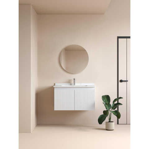 Adema Lonato spiegel – Ø60 cm – zonder verlichting – Zwart mat SW640032