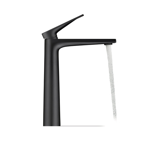 Duravit Tulum by starck Wastafelmengkraan - eengreeps - 50x200x265mm - mat zwart SW772565