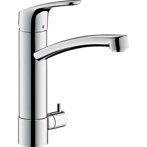 Hansgrohe Focus m41 Eengreeps keukenmengkraan - 160 - rvs look 0450902