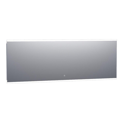 Saniclass Twinlight Spiegel - 200x70cm - verlichting - rechthoek - zilver SW278208