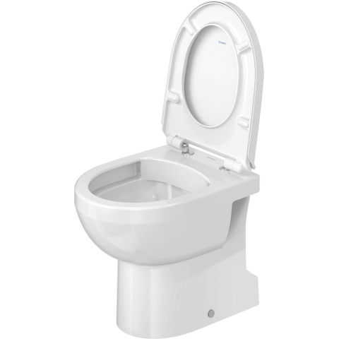 Duravit No.1 DuraStyle Basic WC-zitting - 37.3x43x4.3cm - kunststof - wit glanzend SW242800