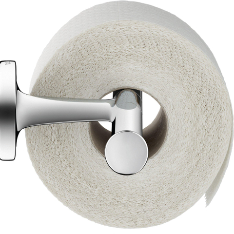 Duravit Starck T Toiletrolhouder - dubbel - zonder klep - hoogglans chroom SW297077