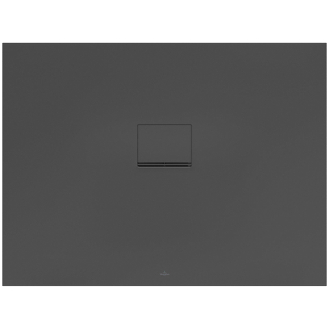 Villeroy & Boch Squaro infinity douchebak - 120x90x4cm - Anthracite (grijs) SW28741