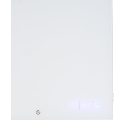 Eurom Sani 600 Comfort Panneau infrarouge salle de bains 115x46.5cm Wifi 600watt Verre Blanc SW656484