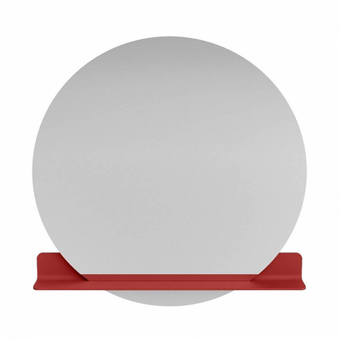 Mondiaz SPOT spiegel – Ø110 cm – met planchet – Fire (rood) SW1235529