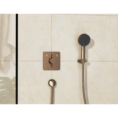 Hansgrohe Duoturn Q Mitigeur encastré pour 2 fonctions bronze brossé SW918513