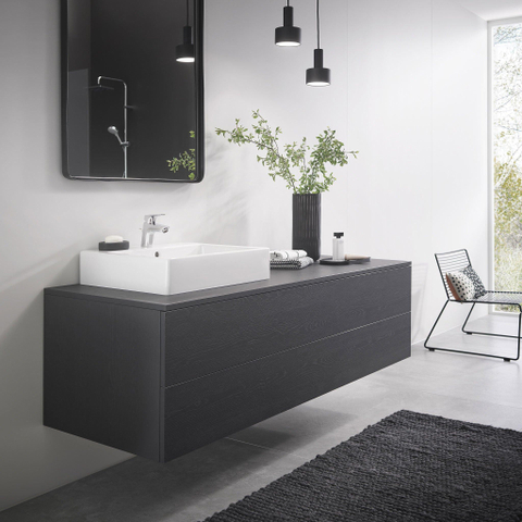 Hansgrohe Logis 1 greeps wastafelkraan - 70 met metalmet - trekwaste - hoogglans chroom SW94950