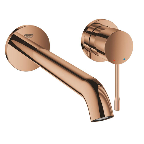Grohe Essence New Wastafelkraan Inbouw - uitloop 23cm - L-size - warm sunset (koper) SW97515