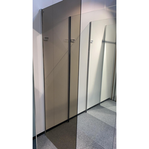 Saniclass Bellini inloopdouche - 100x200cm - rookglas - chroom SW238186