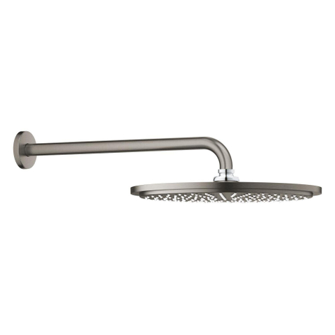 Grohe Rainshower Cosmopolitan 310 Hoofddouche - 31cm - 1 straalsoort - wandarm 38cm - brushed hard graphite (antraciet) SW98869