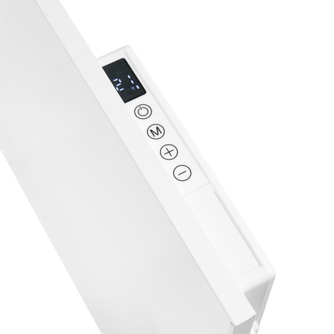 Eurom Mon Soleil Panneau infrarouge - 123.7x63.8cm - IP24 - 720watt - wifi - sol/mur - Horizontal / Vertical - métal blanc mat SW999856