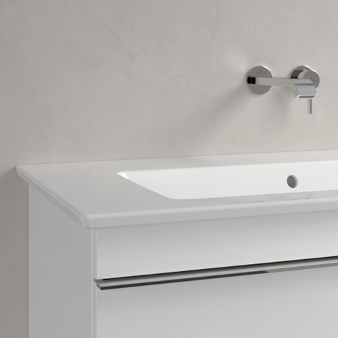 Villeroy & Boch venticello meubelwastafel - 100x50cm - zonder kraangat - met overloop - White Alpine (glans wit) 1025124