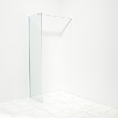 Saniclass Bellini inloopdouche 60x200cm helder glas mat wit SHOWROOMMODEL SHOW26458