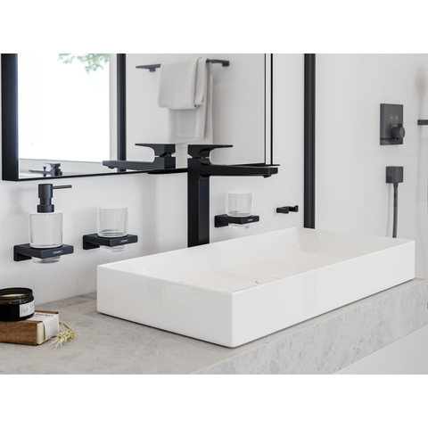 Hansgrohe AddStoris Q handdoekhaak dubbel - mat zwart SW651196