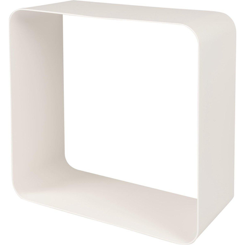 Duraline étagère cube métal 1.5mm 28x28x12cm blanc SW420480