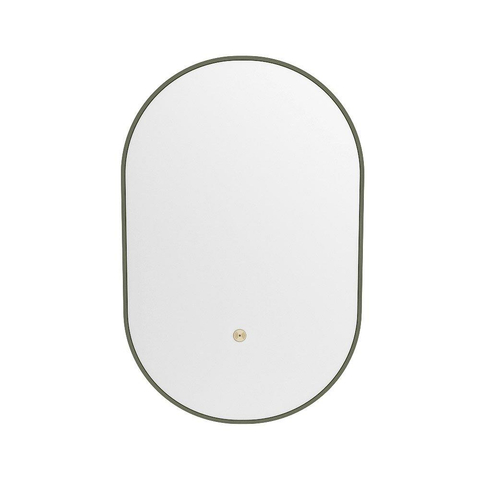 Mondiaz GLOW spiegel – ovaal – 45x90 cm – indirecte LED rondom – bewegingssensor – Army (groen) SW1105162