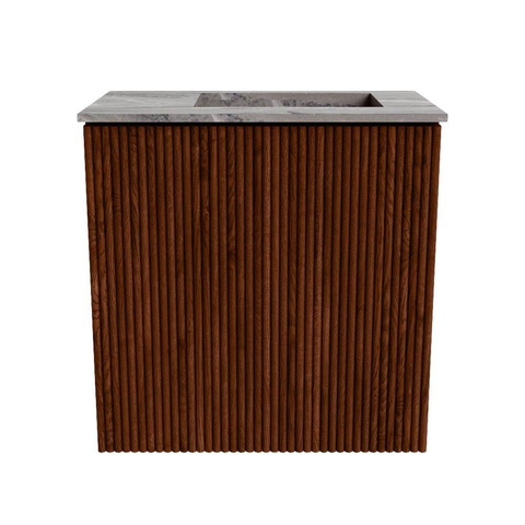 Mondiaz JOYA-DLUX 40cm toiletmeubel - kleur Ruby - Wastafel FAYE positie Rechts Zonder kraangat kleur Sombra. SW1425648
