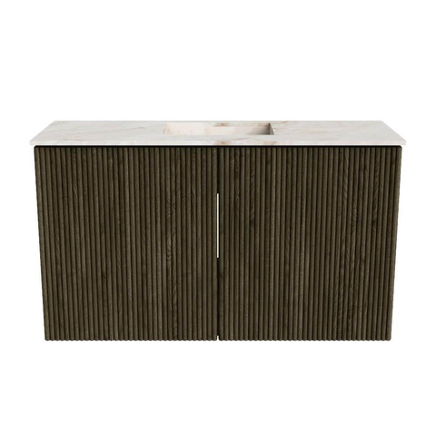 Mondiaz JOYA-DLUX 70cm meuble de salle de bains - couleur Shadow - Vasque FAYE position Milieu 1 trou de robinet couleur Frappe. SW1422670