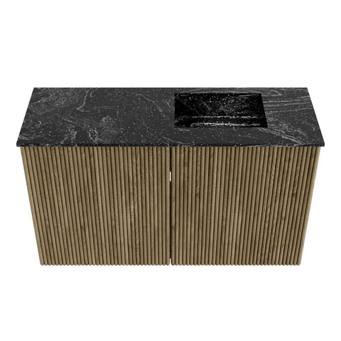 Mondiaz JOYA-DLUX 70cm toiletmeubel - kleur Dusk - Wastafel FAYE positie Rechts 1 kraangat kleur Lava. SW1423220