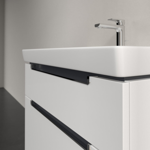 Villeroy & Boch Subway 2.0 wastafelonderkast - 78.7x59x44.9cm - glans wit SW118768