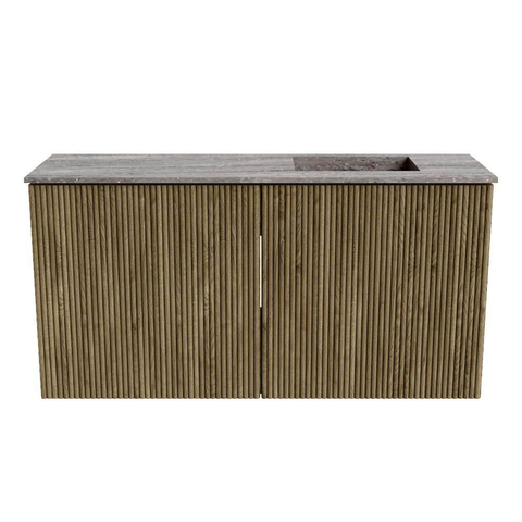 Mondiaz JOYA-DLUX 80cm toiletmeubel - kleur Dusk - Wastafel FAYE positie Rechts 1 kraangat kleur Oza. SW1425980