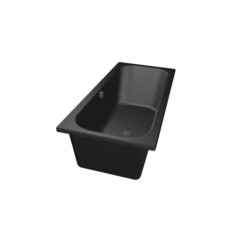 Xenz Aruba Baignoire - 170x75x48 - bonde centrale - acrylique - ebony SW102887