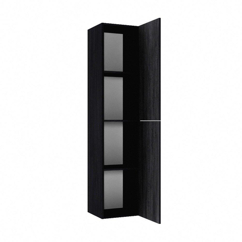 Mondiaz BEAM Armoire colonne - 35x160cm - 2 portes - Anthracite SW961729