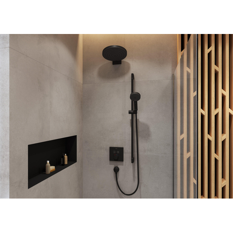 Hansgrohe Fixfit Muuraansluitbocht E - zonder terugslagklep - mat zwart SW451565