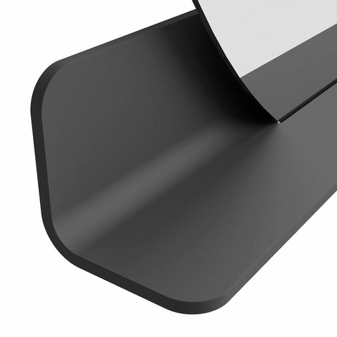 Mondiaz SPOT spiegel – Ø120 cm – met planchet – Dark grey (grijs) SW1235520