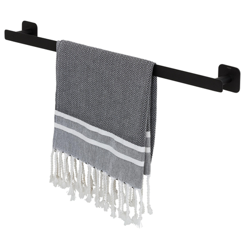 Tiger Colar Handdoekrek - 60cm - zelfklevend - zwart SW877215